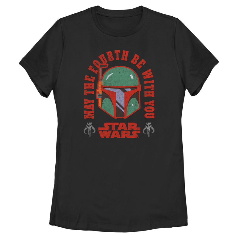 Women's Star Wars Boba Fett May the Fourth Be With You T-Shirt
