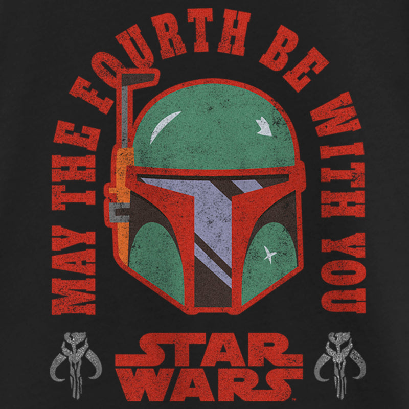 Girl's Star Wars Boba Fett May the Fourth Be With You T-Shirt