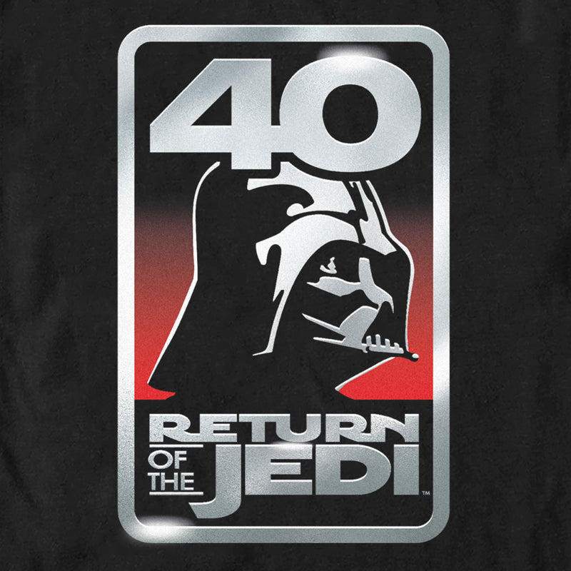 Men's Star Wars: Return of the Jedi Return of the Jedi Darth Vader 40 Logo T-Shirt