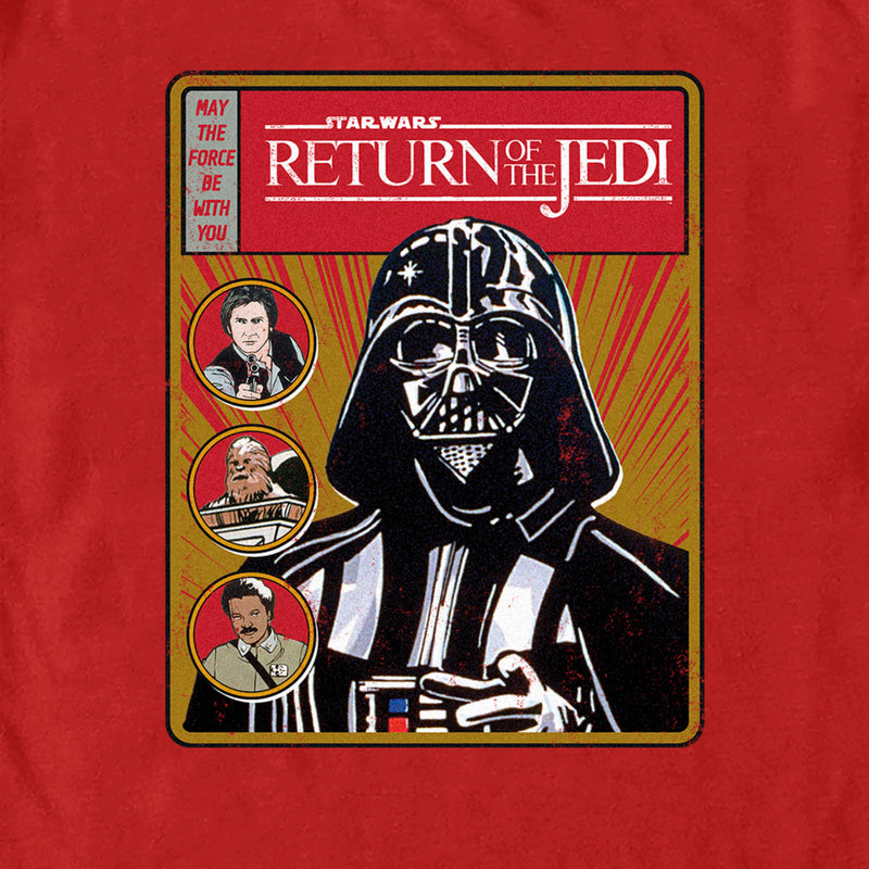 Men's Star Wars: Return of the Jedi Return of the Jedi Darth Vader Comic Book Cover T-Shirt