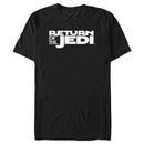 Men's Star Wars: Return of the Jedi Return of the Jedi Black and White Logo T-Shirt