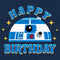 Men's Star Wars Cute R2-D2 Happy Birthday T-Shirt