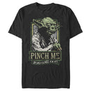 Men's Star Wars Retro Yoda Pinch Me T-Shirt