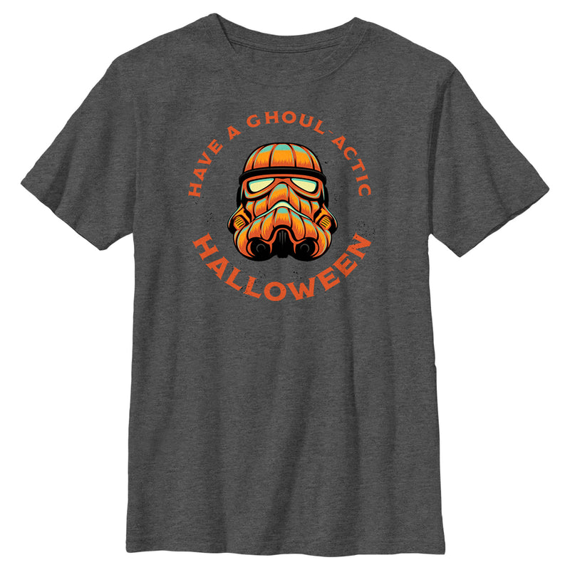 Boy's Star Wars Halloween Stormtrooper Have a Ghoul-Actic Halloween T-Shirt