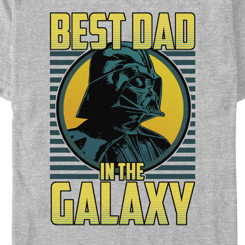 Men's Star Wars: A New Hope Best Dad in the Galaxy Comic T-Shirt