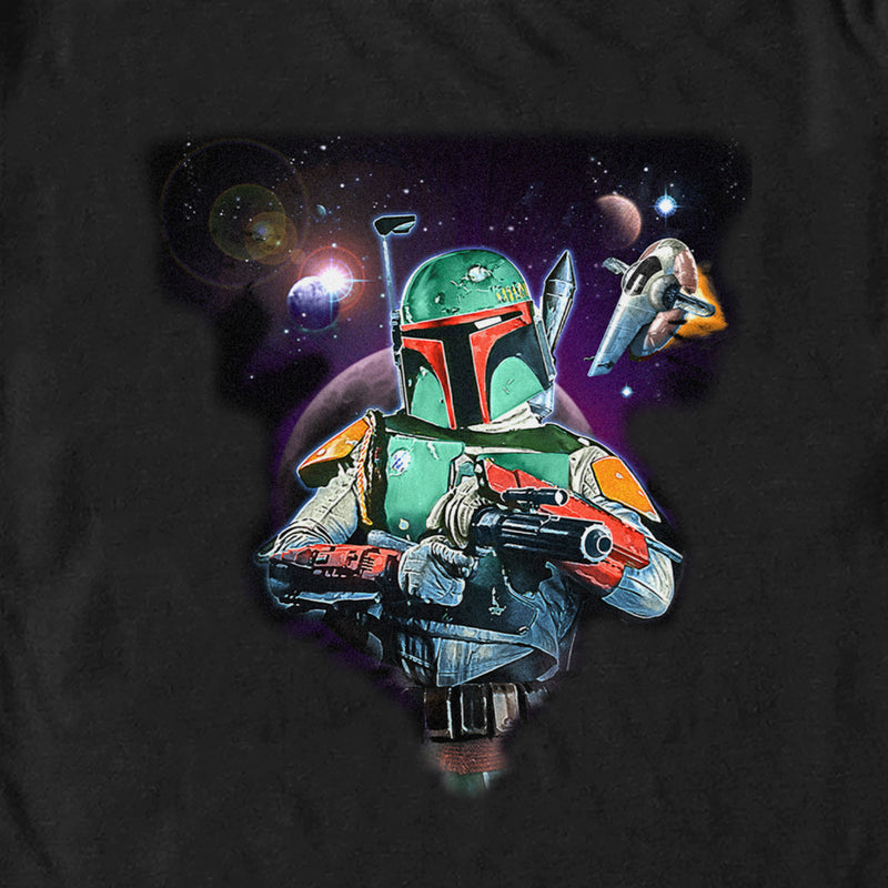 Men's Star Wars: The Mandalorian Boba Fett in Space T-Shirt
