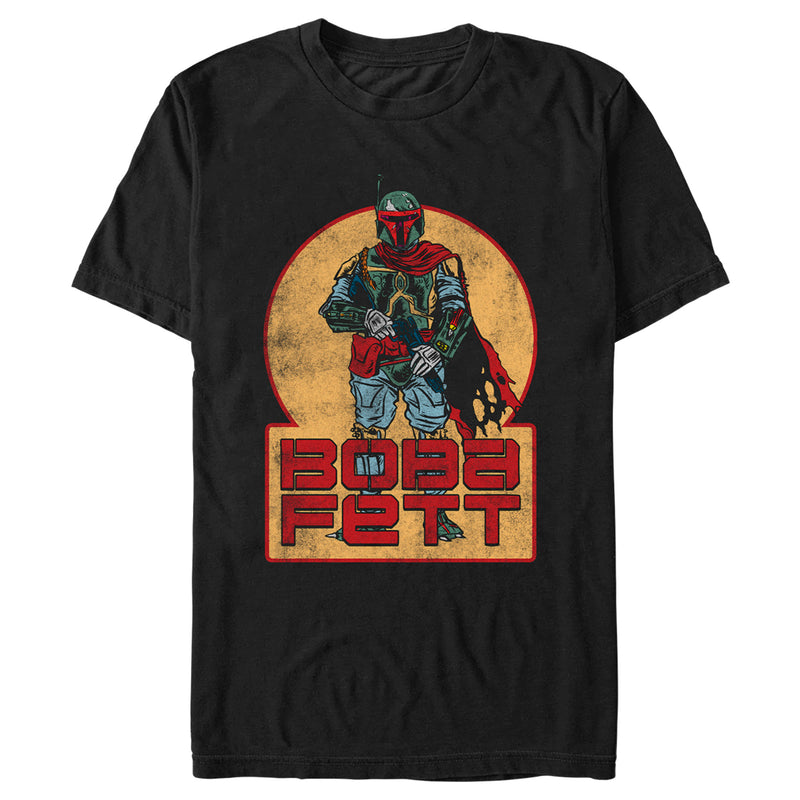 Men's Star Wars Distressed Retro Boba Fett T-Shirt