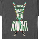 Men's Star Wars Christmas Silent Night Jedi Knight T-Shirt