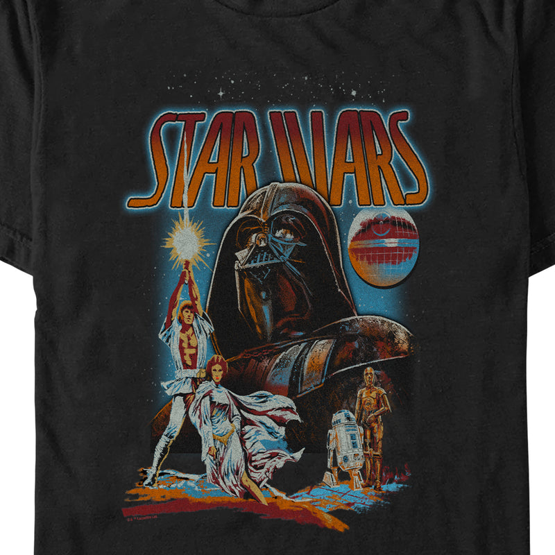 Men's Star Wars: A New Hope Retro Comic Crew T-Shirt