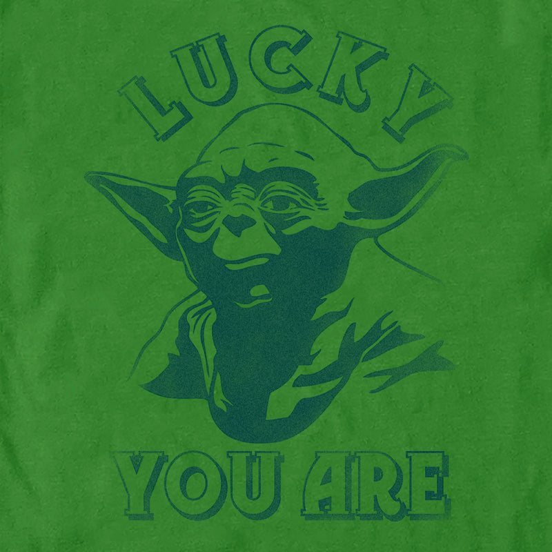 Men's Star Wars: The Empire Strikes Back Yoda Lucky You Are T-Shirt