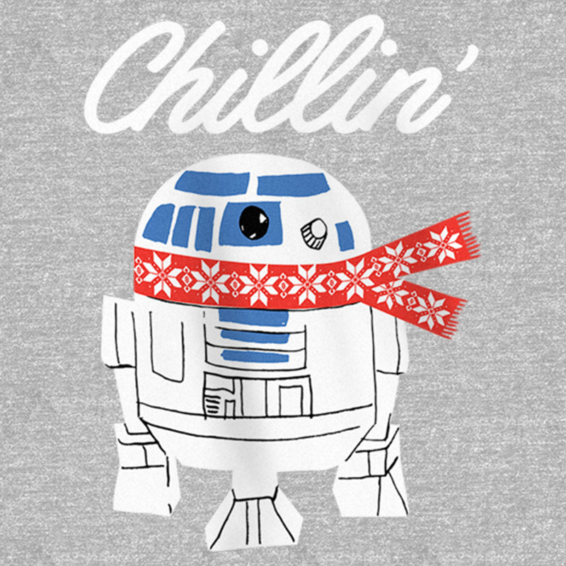 Girl's Star Wars Christmas Chillin R2-D2 T-Shirt