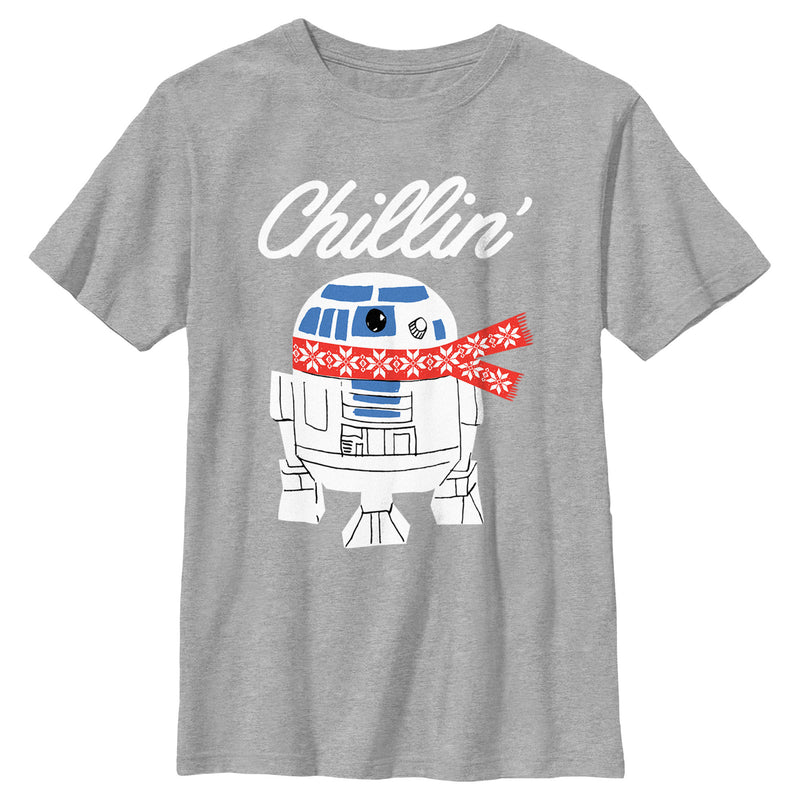 Boy's Star Wars Christmas Chillin R2-D2 T-Shirt