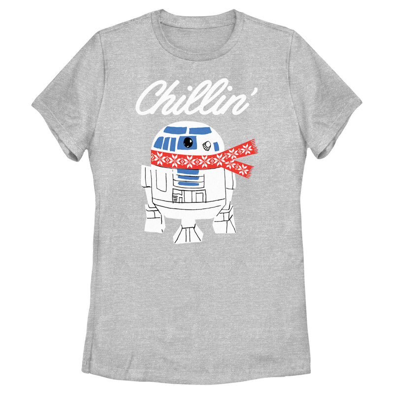 Women's Star Wars Christmas Chillin R2-D2 T-Shirt