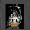 Men's Star Wars: Revenge of the Sith Black and White Episode Three Poster T-Shirt