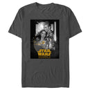 Men's Star Wars: Attack of the Clones Black and White Episode Two Poster T-Shirt