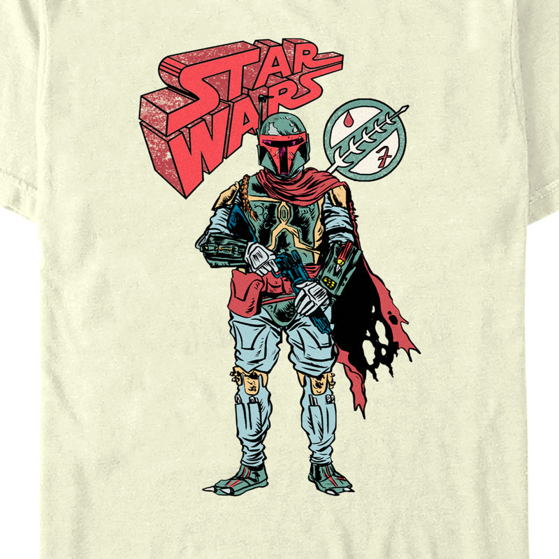 Men's Star Wars: A New Hope Comic Book Boba Fett T-Shirt