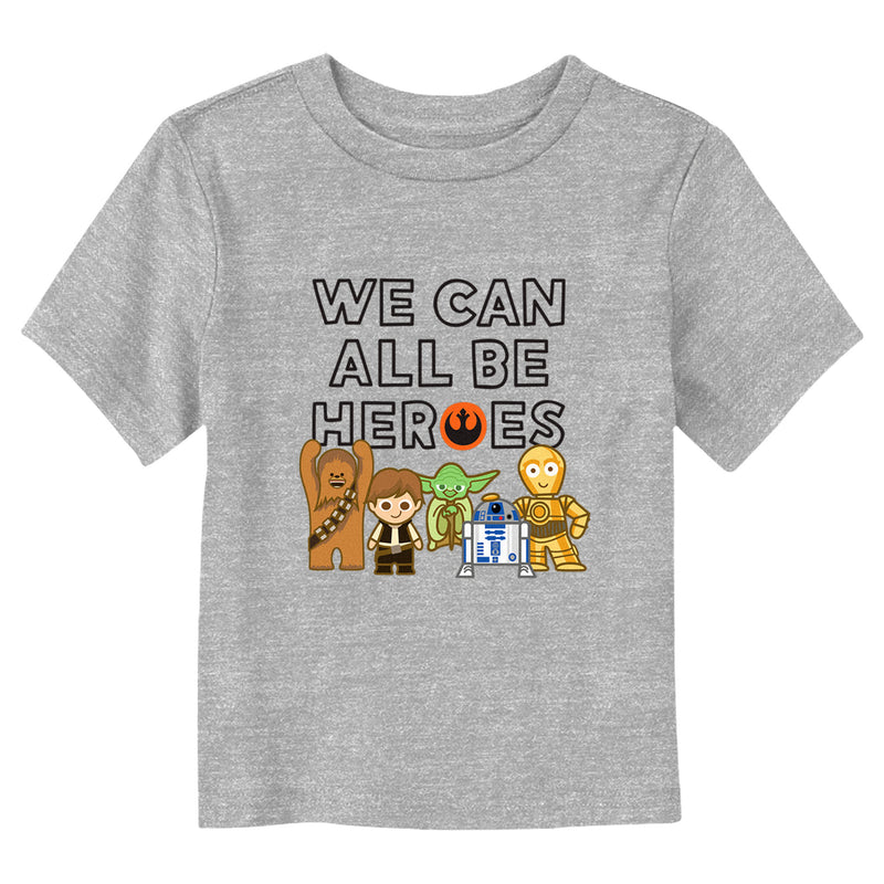 Toddler's Star Wars We Can All Be Heroes T-Shirt