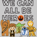 Toddler's Star Wars We Can All Be Heroes T-Shirt