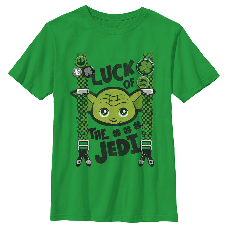 Boy's Star Wars Yoda Luck of the Jedi T-Shirt