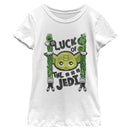 Girl's Star Wars Yoda Luck of the Jedi T-Shirt