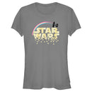 Junior's Star Wars St. Patrick's Day Classic Clover Logo T-Shirt