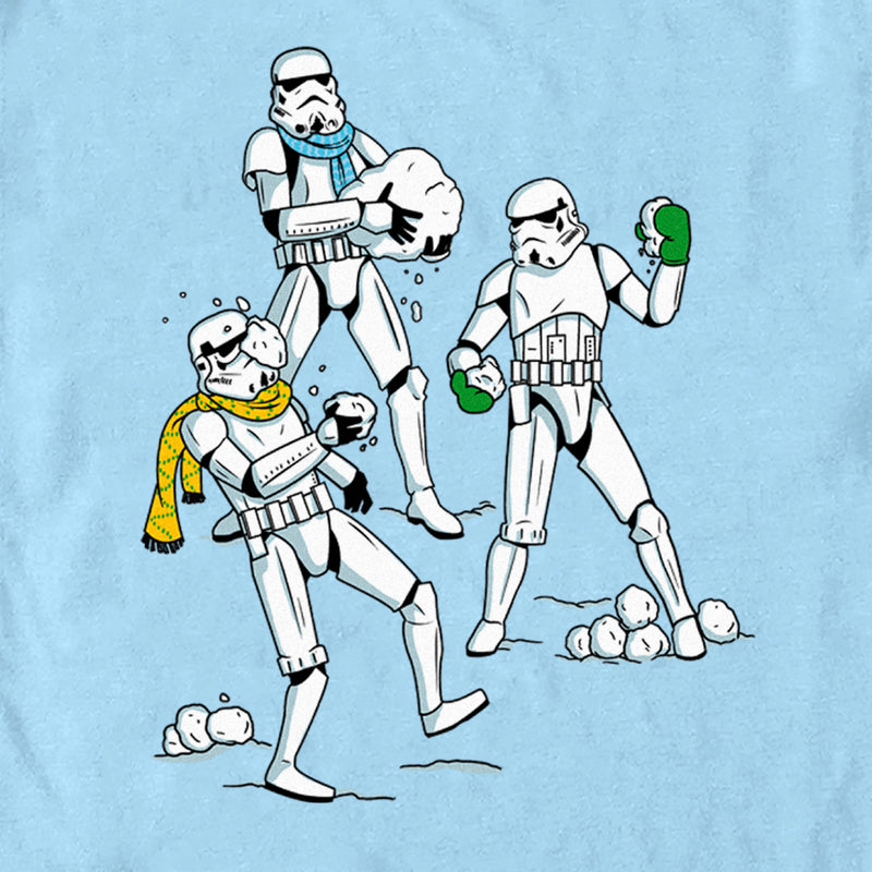 Men's Star Wars: A New Hope Stormtroopers Snowball Fight T-Shirt