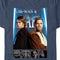 Men's Star Wars: Revenge of the Sith Obi-Wan and Anakin Skywalker T-Shirt