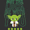 Men's Star Wars Cartoon Yoda May the Luck Be With You T-Shirt