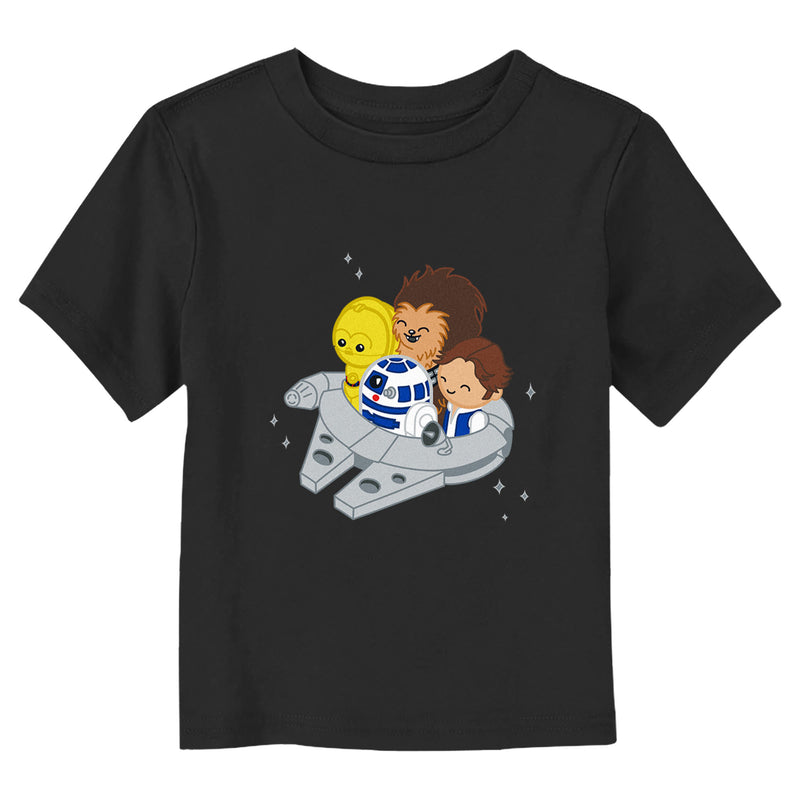 Toddler's Star Wars Millennium Falcon Mini Crew T-Shirt