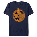 Men's Star Wars Halloween Death Star Jack-O'-Lantern T-Shirt