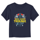 Toddler's Star Wars Darth Vader and Stormtroopers Here Comes Trouble T-Shirt