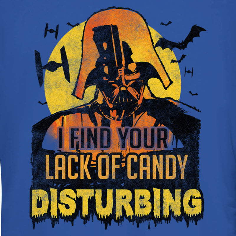 Junior's Star Wars Distressed Lack of Candy Vader T-Shirt