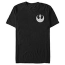 Men's Star Wars Small Rebel Alliance Logo T-Shirt