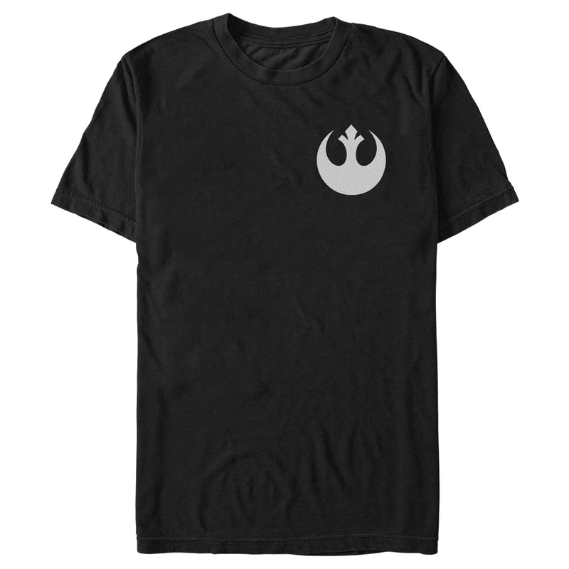 Men's Star Wars Small Rebel Alliance Logo T-Shirt