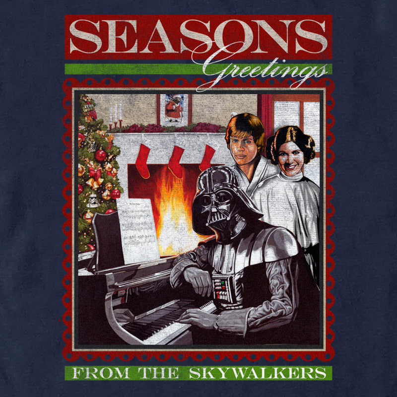 Men's Star Wars Seasons Greetings from the Skywalkers T-Shirt