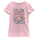 Girl's Star Wars: Return of the Jedi Feel the Forest T-Shirt