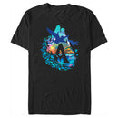 Men's Avatar: The Way of Water Great Leonopteryx Silhouette Scenic Logo T-Shirt