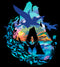 Women's Avatar: The Way of Water Great Leonopteryx Silhouette Scenic Logo T-Shirt