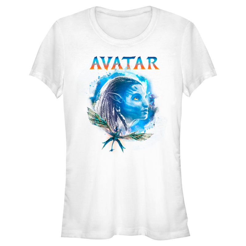 Junior's Avatar: The Way of Water Neytiri Portrait T-Shirt