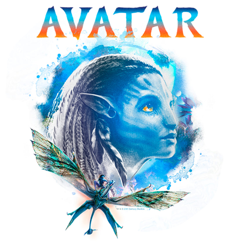 Girl's Avatar: The Way of Water Neytiri Portrait T-Shirt