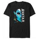 Men's Avatar: The Way of Water Neytiri Half Face Logo T-Shirt