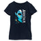 Girl's Avatar: The Way of Water Neytiri Half Face Logo T-Shirt