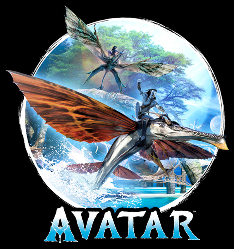 Junior's Avatar: The Way of Water Tulkun Ride Logo T-Shirt