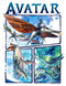 Women's Avatar: The Way of Water Watercolor Air and Sea Creatures Logo T-Shirt