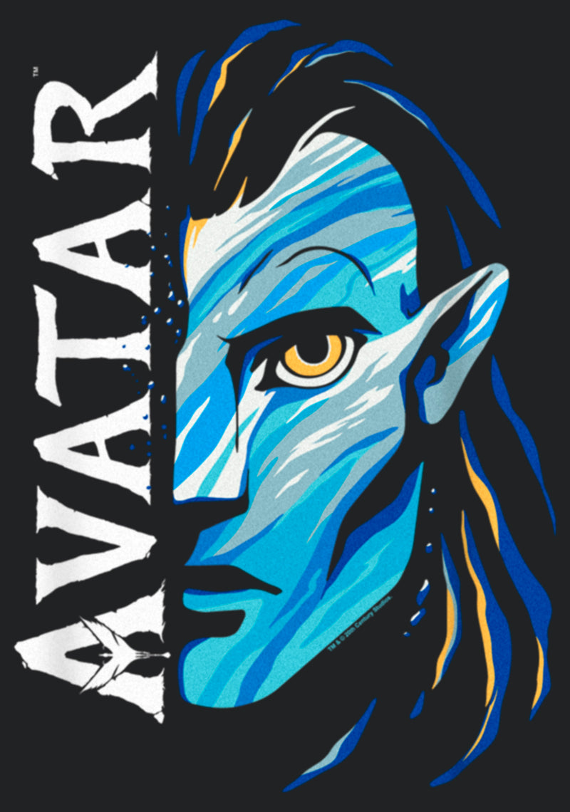 Women's Avatar: The Way of Water Jake Sully Face Logo Racerback Tank Top