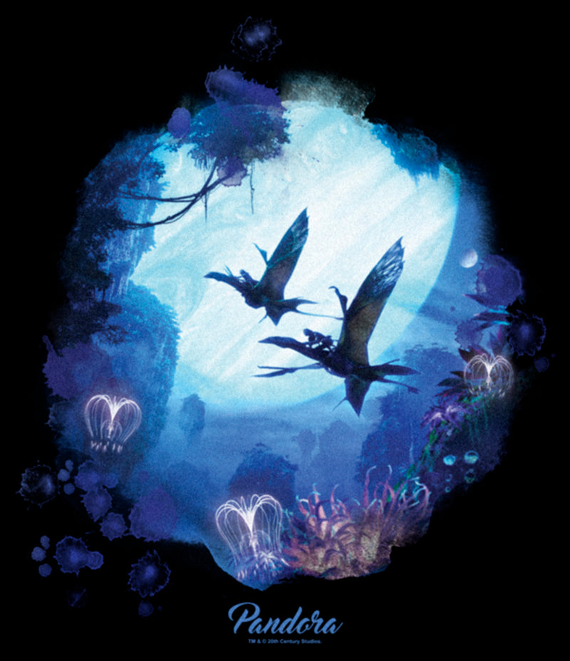 Junior's Avatar: The Way of Water Pandora Flying Logo T-Shirt