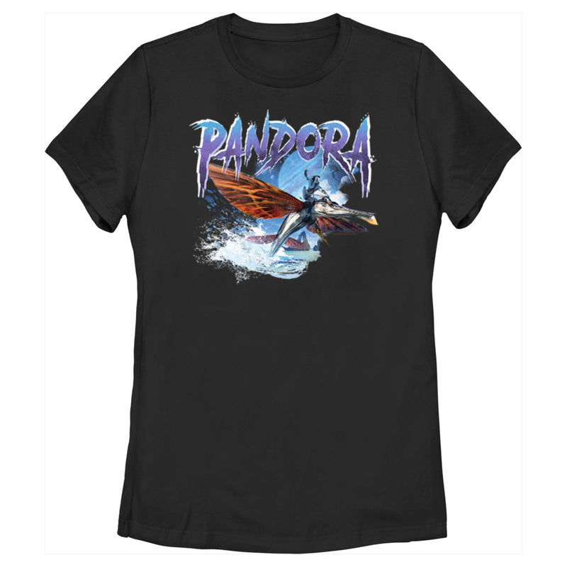 Women's Avatar: The Way of Water Retro Tulkun Logo T-Shirt