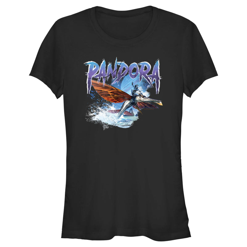 Junior's Avatar: The Way of Water Retro Tulkun Logo T-Shirt