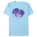 Men's Avatar: The Way of Water Neytiri and Jake Sully Watercolor Heart T-Shirt