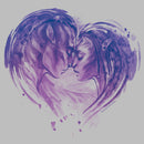 Men's Avatar: The Way of Water Neytiri and Jake Sully Watercolor Heart T-Shirt